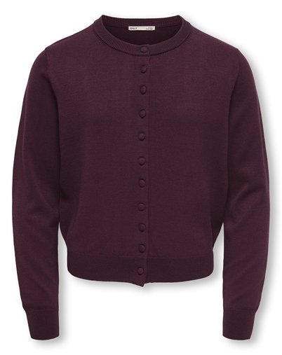 Kids Only - KOGJulie Button Cardigan - Winetasting